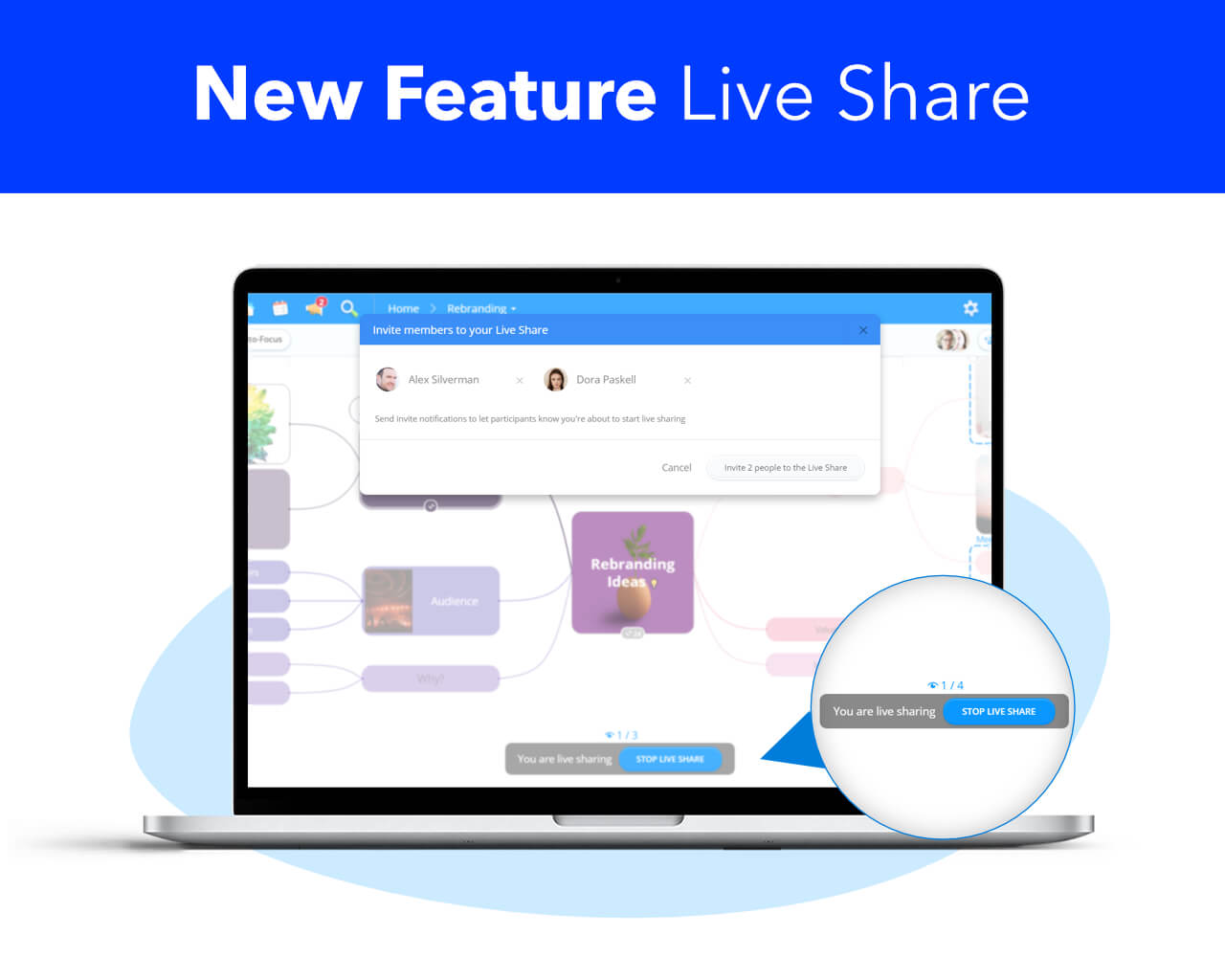 Ayoa | Share your greatest ideas with Live Share in Ayoa