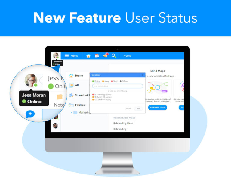 Enjoy more efficient communication with brand new User Status image