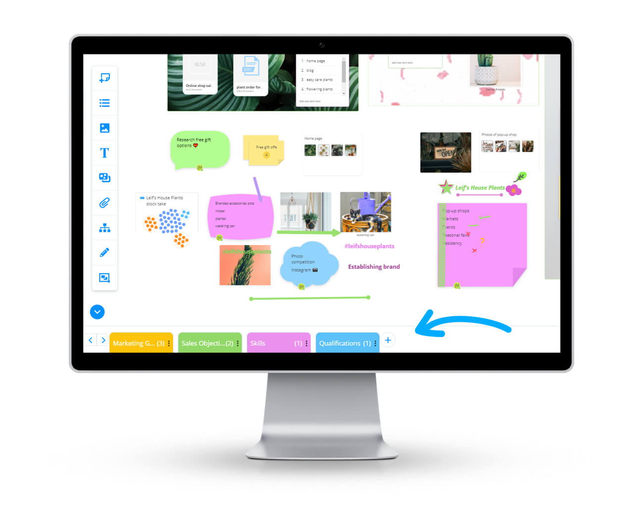 Ayoa | How to use whiteboards alongside your task boards and mind maps in Ayoa