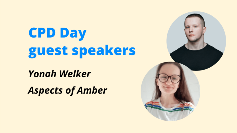 Meet our CPD Day speakers: Yonah Welker and Amber from Aspects of Amber image