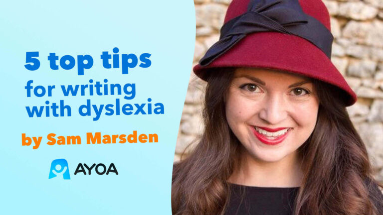5 top tips for writing with dyslexia image