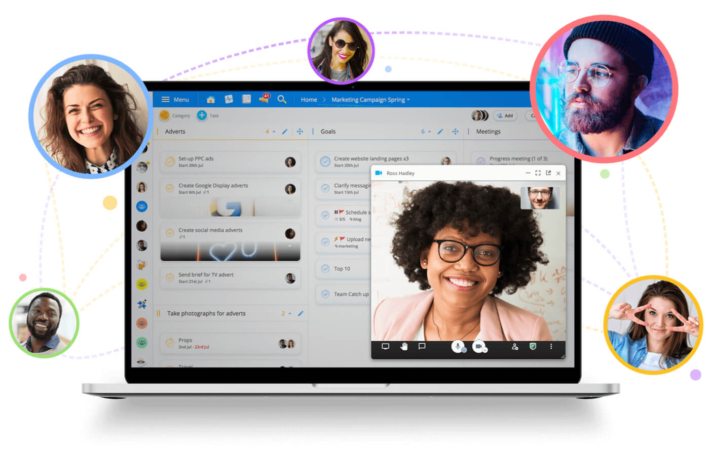 Connect with video chat