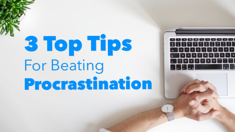3 top tips for beating procrastination image