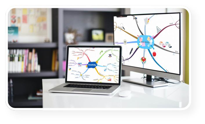 A couple of best mind mapping examples on screens