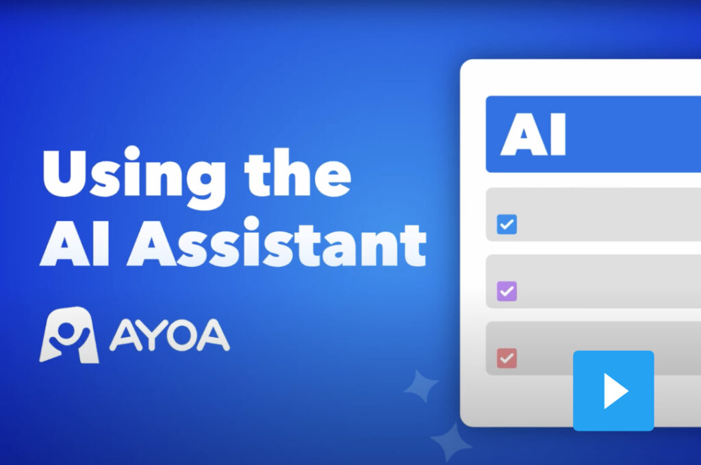 Play video: How to use AI in Mind Maps with Ayoa