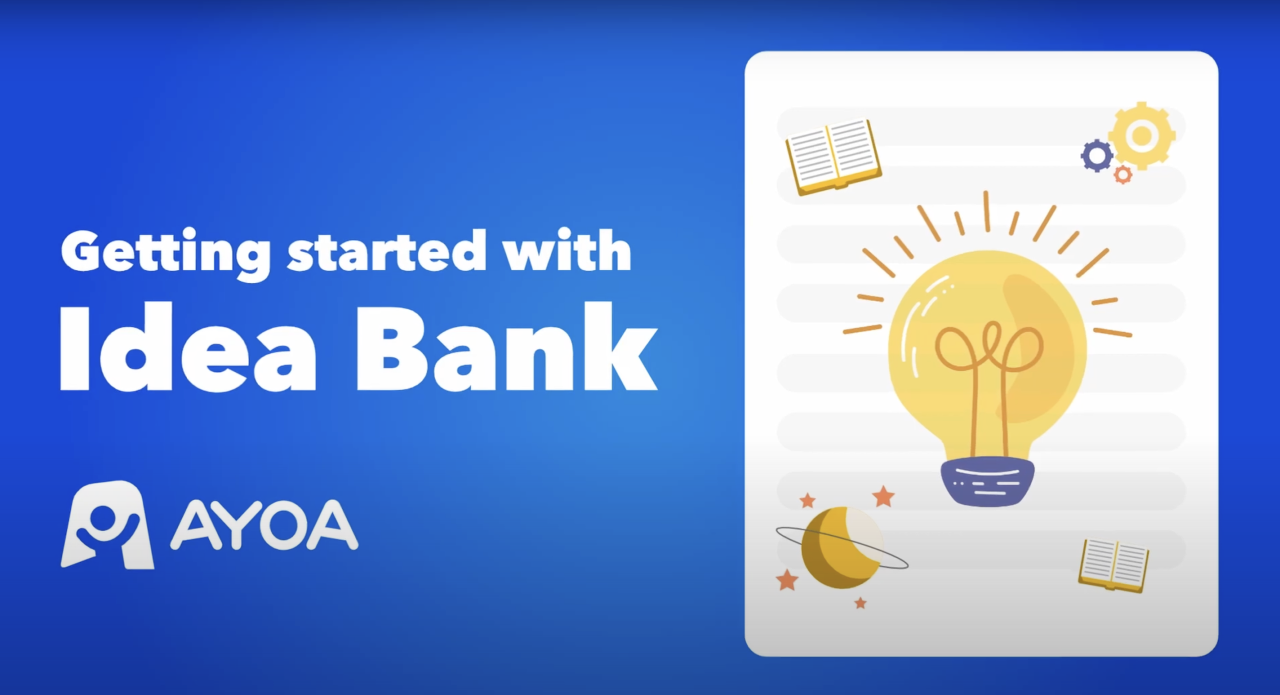 getting started with idea bank